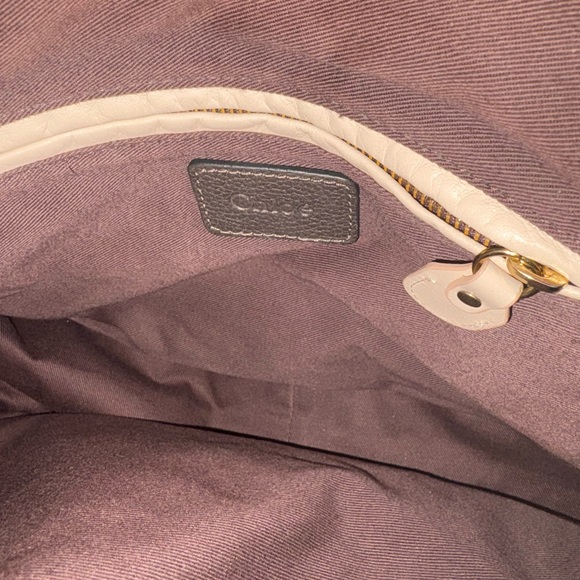 Chloe grey paraty Bag - Picture 4 of 5